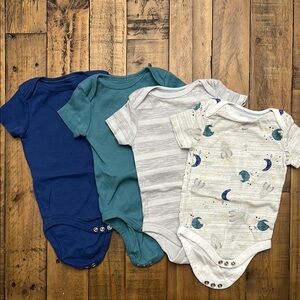 0-3M Cloud Island Onesies